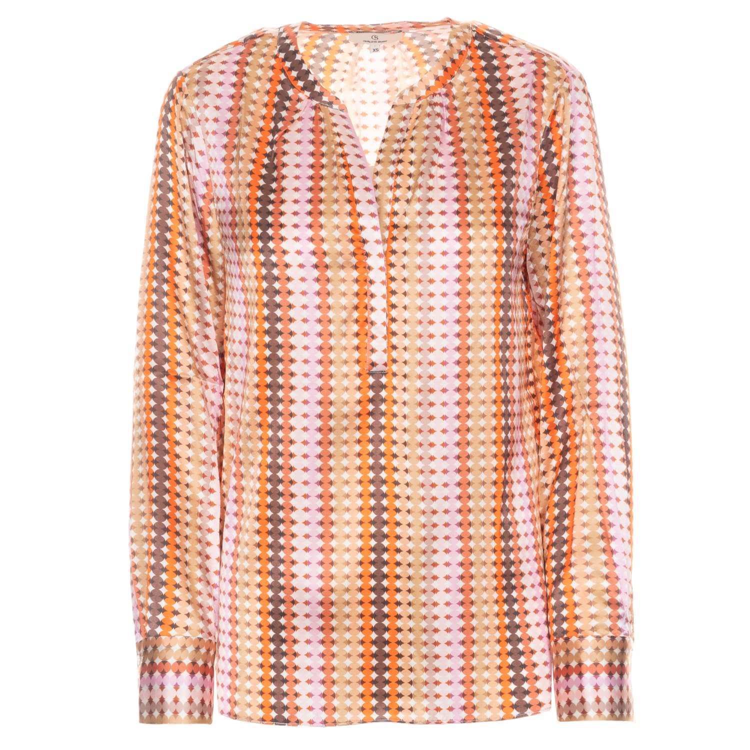 charlotte-sparre-3207-oui-shirt-dotty-orange-1-von-4