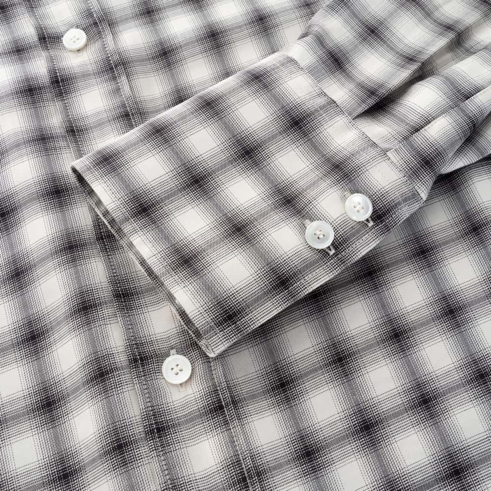 Checked Lyocell Blouse