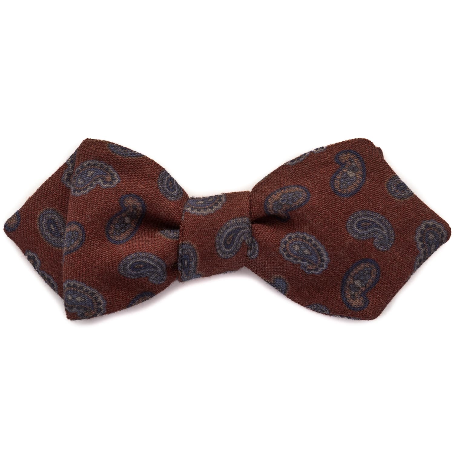 Bow Tie Rust Paisley