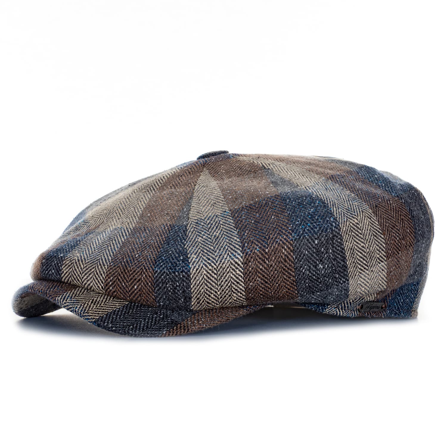 Newsboy Retro Cap Colourful Checkered Newsboy Retro Cap Colourful Checkered