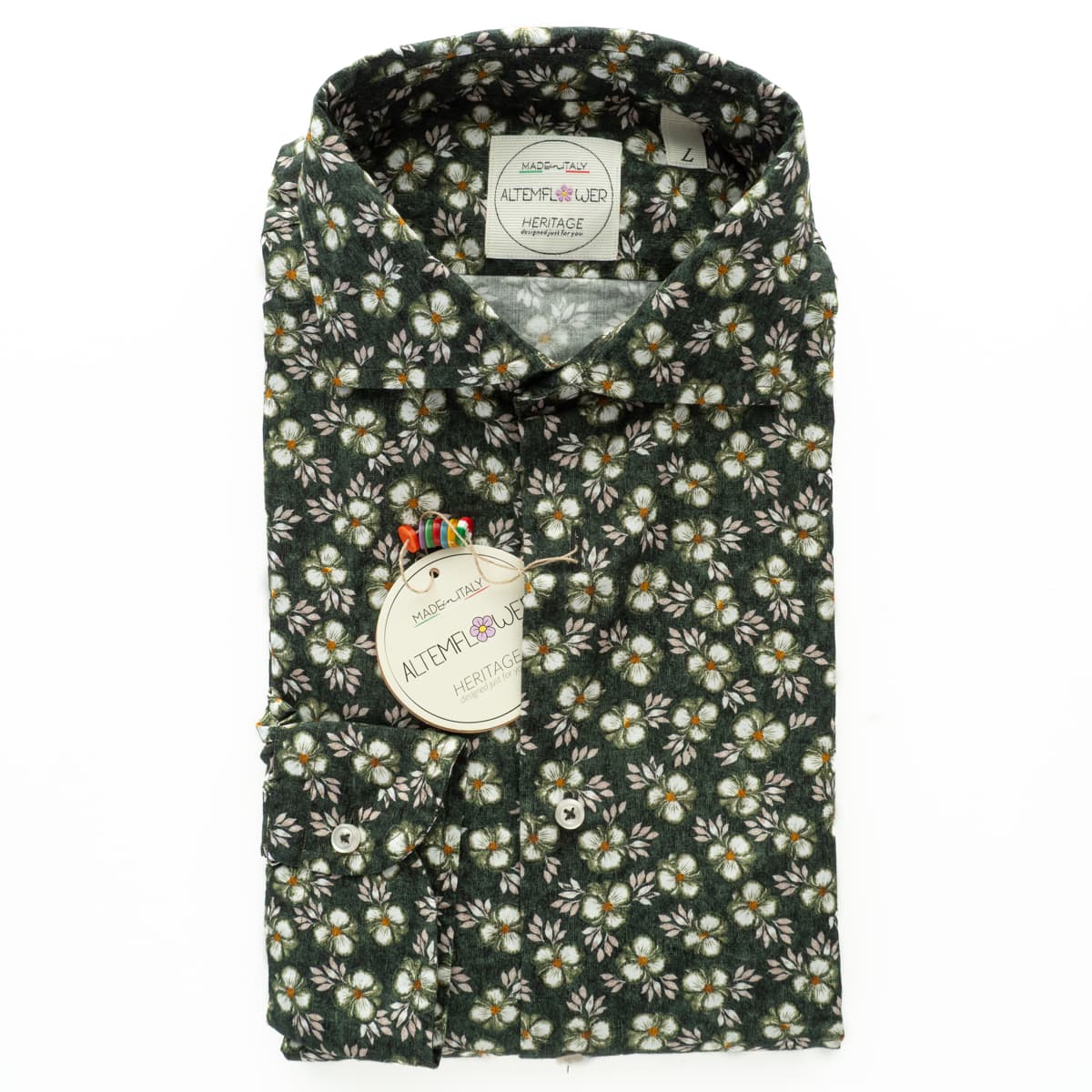 Shirt Positano Floral Green Shirt Positano Floral Green
