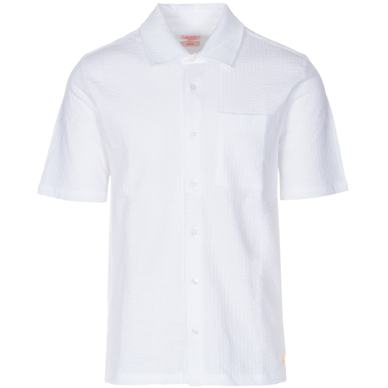 Seersucker Shirt Blanc