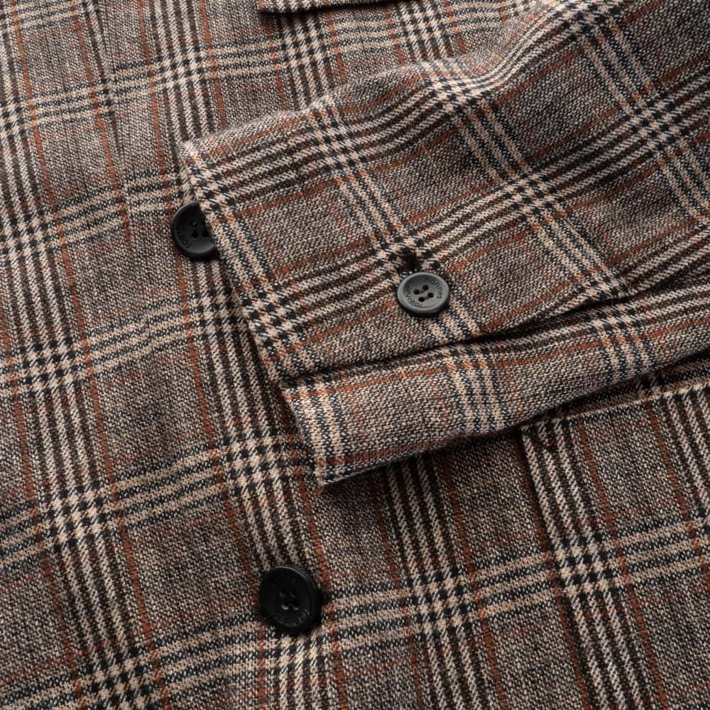 Checked Blazer par32done Beige