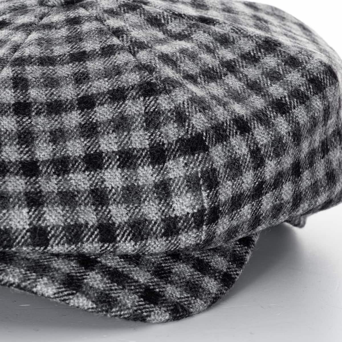 Newsboy Retro Cap Wool Grey