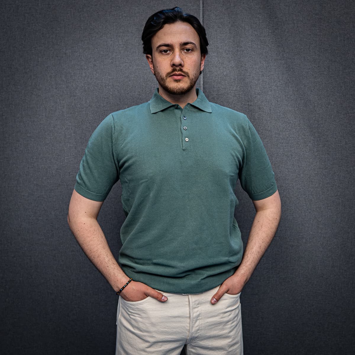 Knit Polo Cotton Piqué