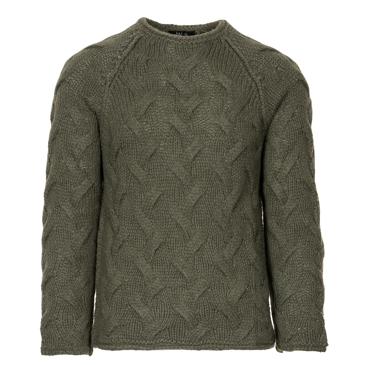 Cable Knit Crew Neck Sweater
