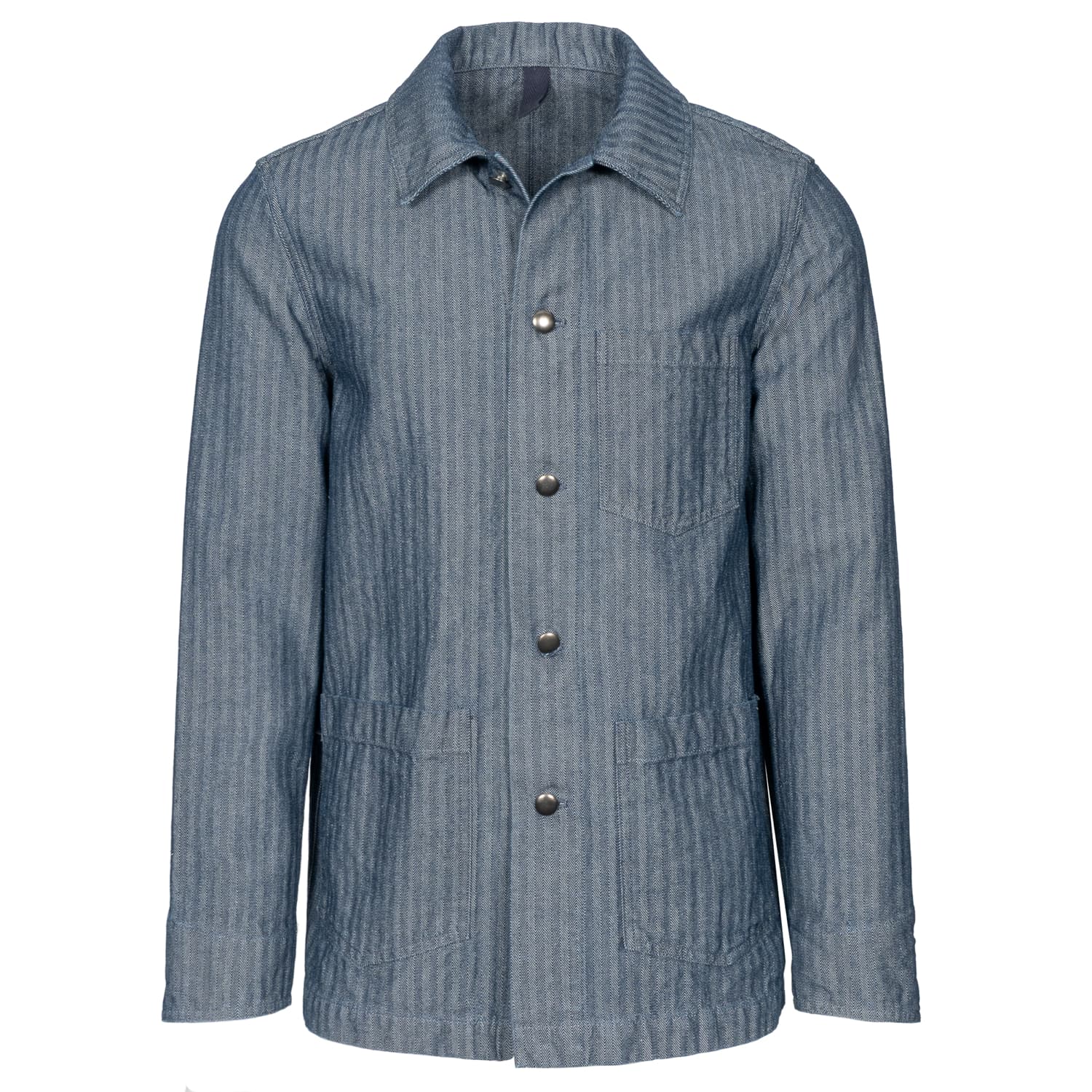 Cotton Shacket Herringbone