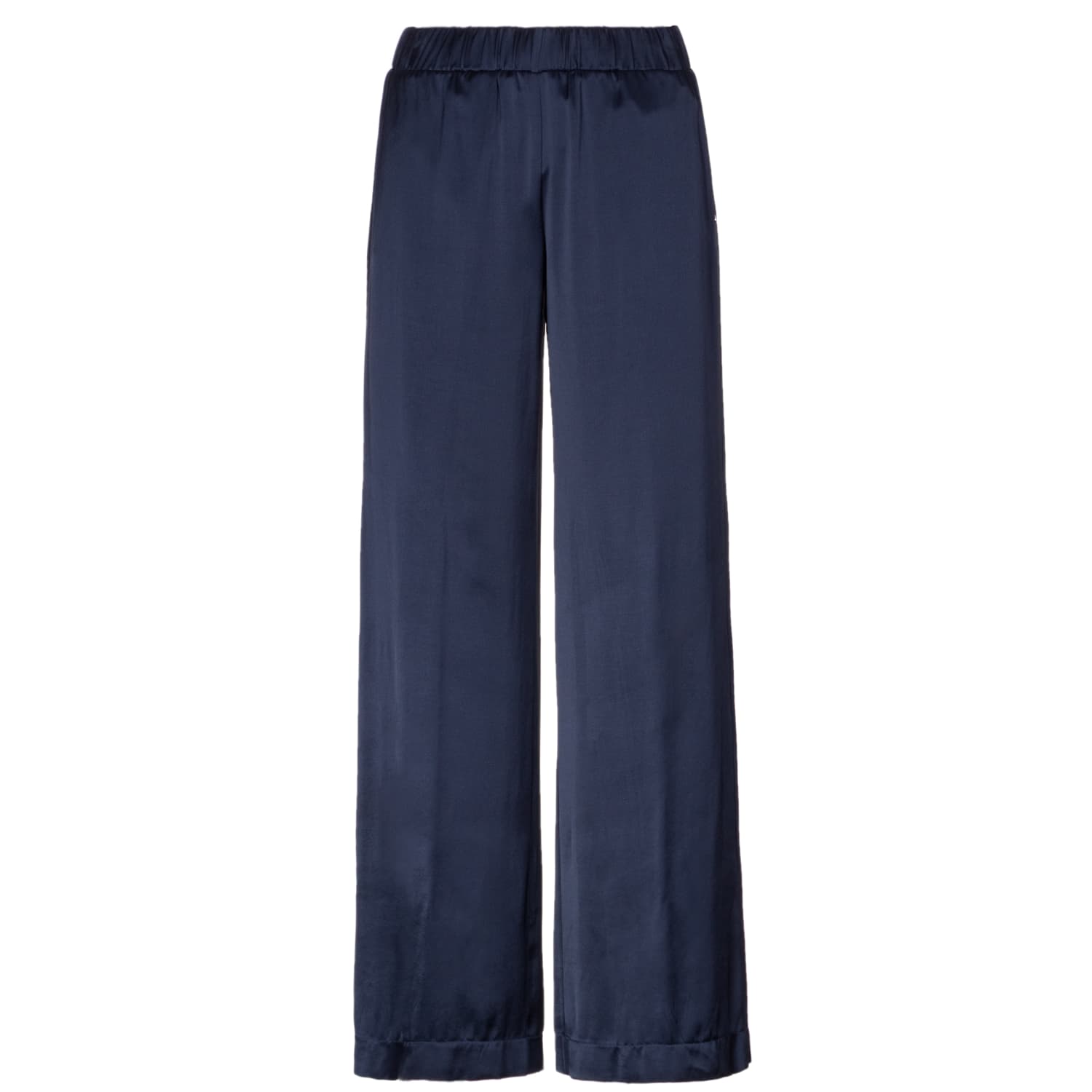 Wide leg viscose trousers