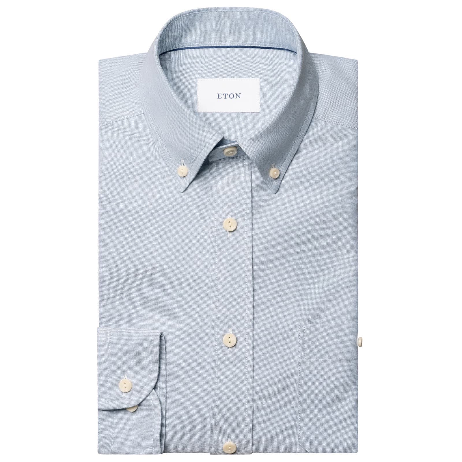 Casual Solid Oxford Shirt