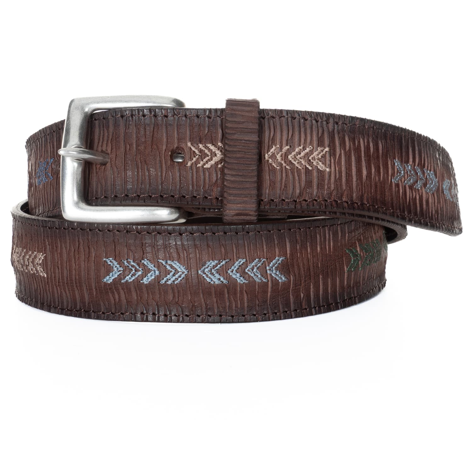 Blade Sioux Embroidered Leather Belt
