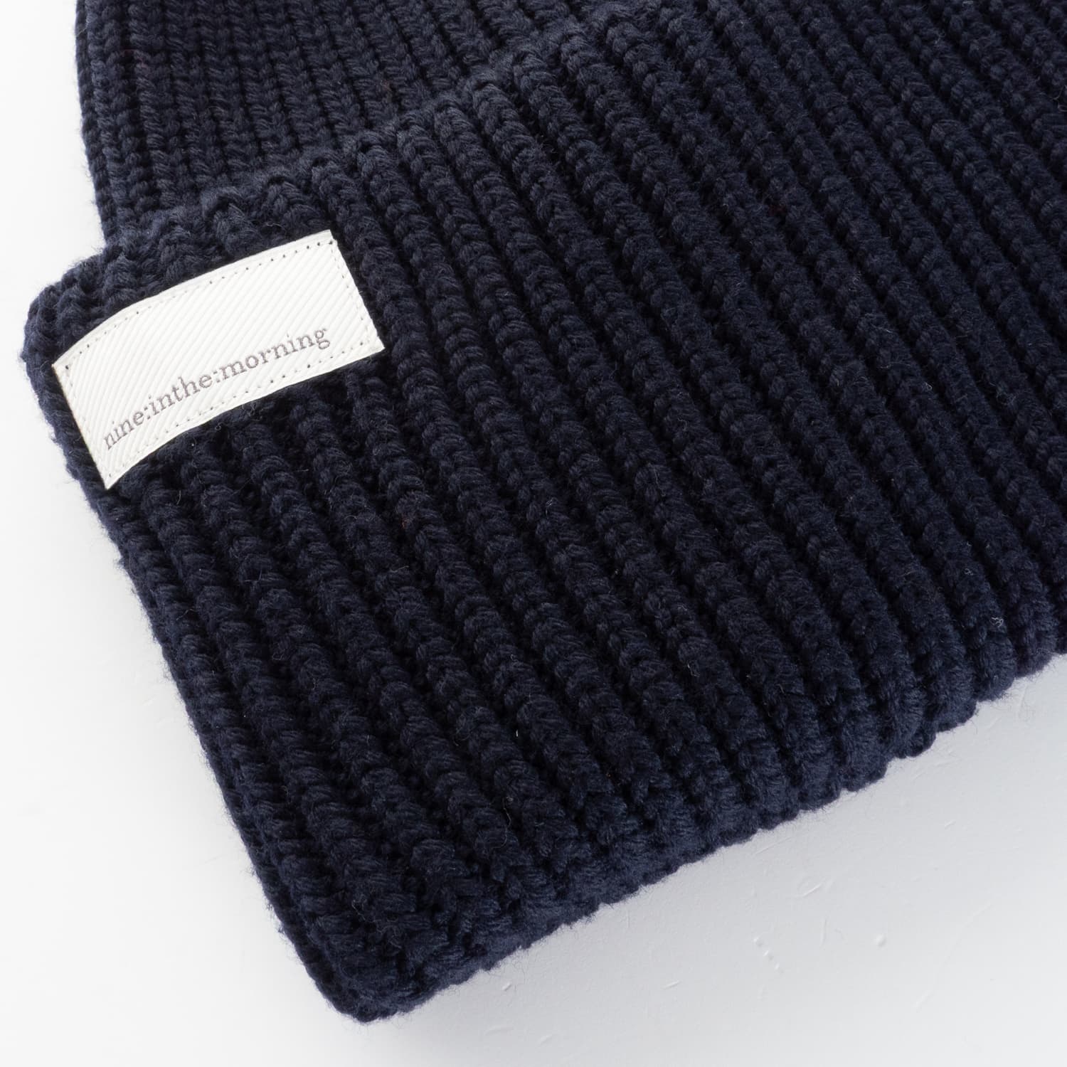 Rib-Knit Merino Beanie