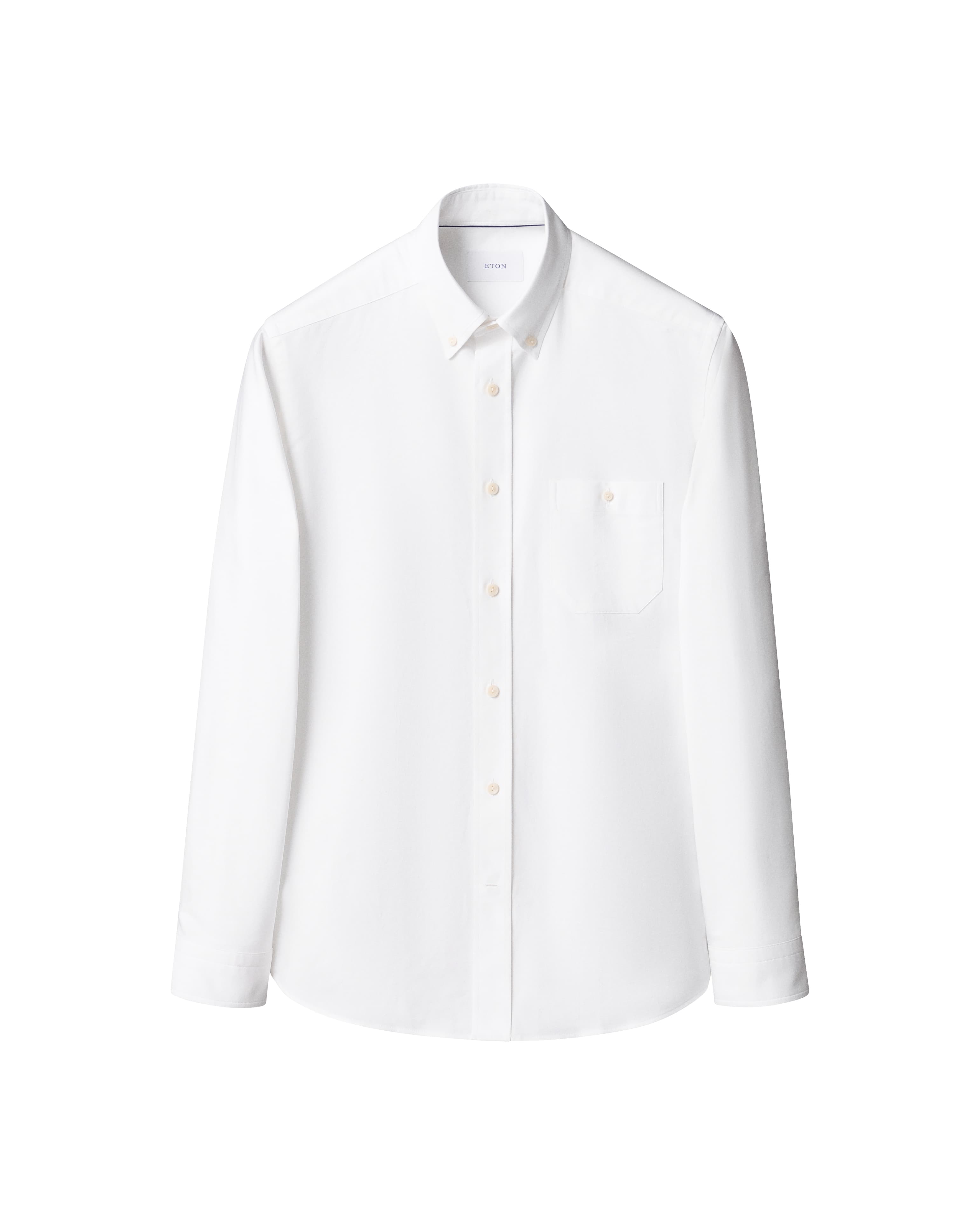 Casual Solid Oxford Shirt