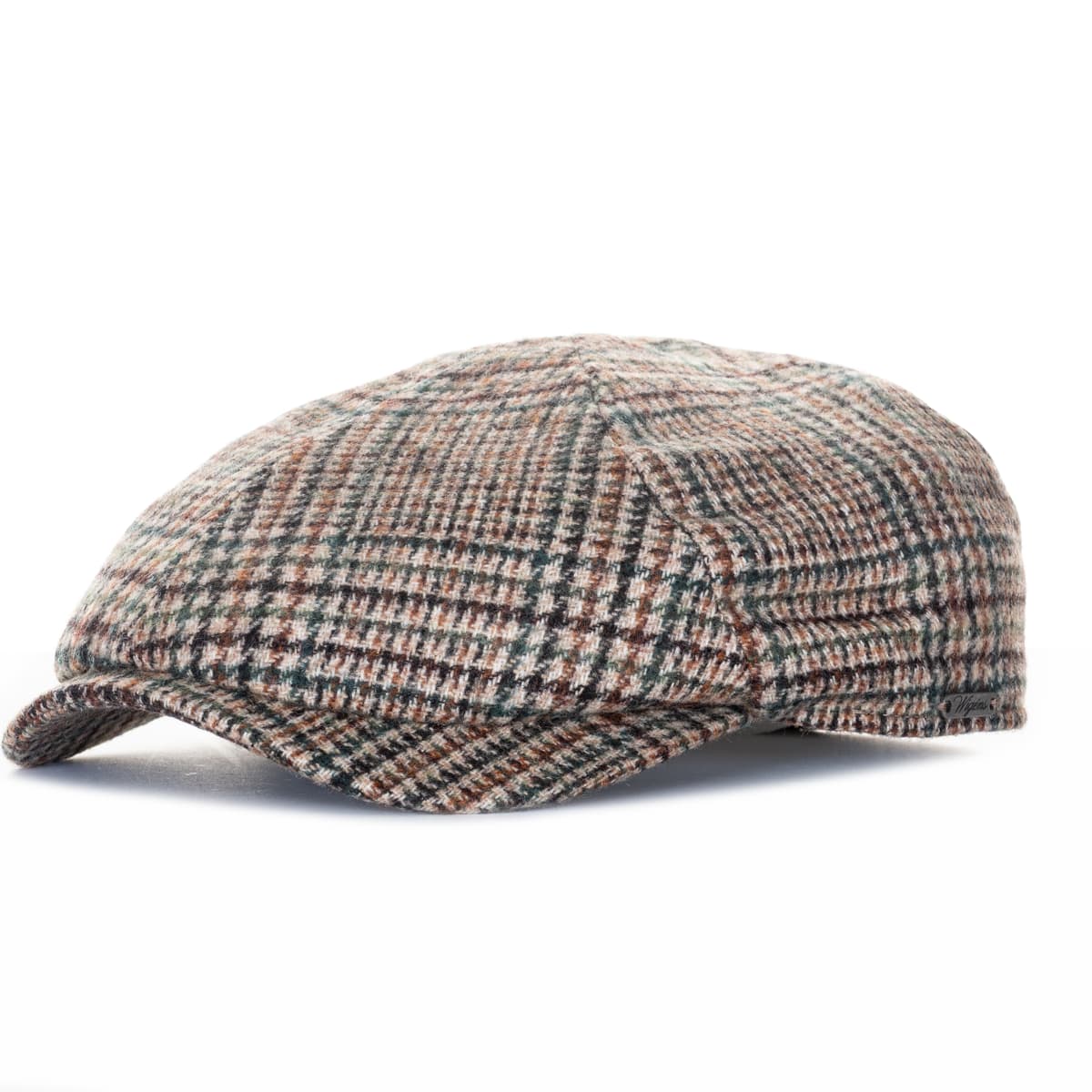  Newsboy Slim Cap Glencheck Beige