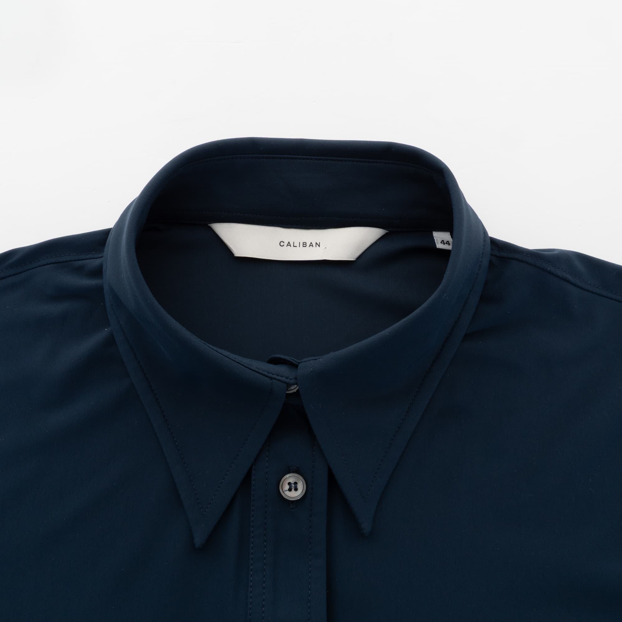 Stretch Jersey Polo Blouse