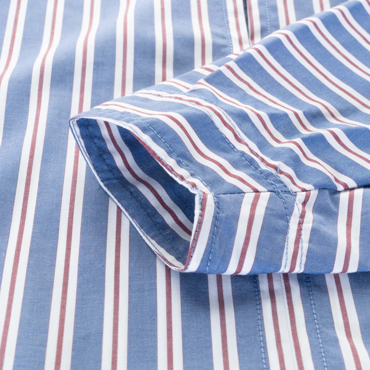 Striped cotton blouse