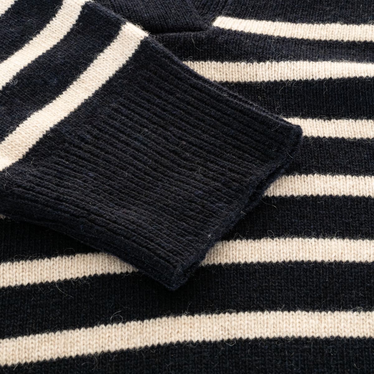 Striped Polo Sweater