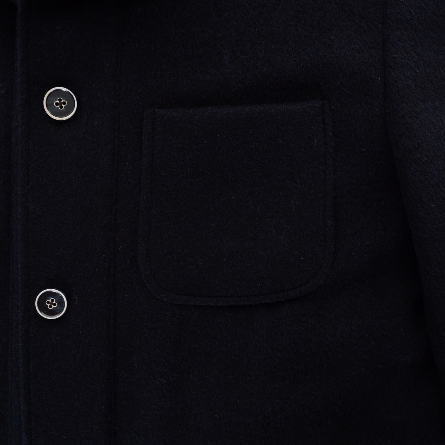 Overshirt Wool Dark Blue