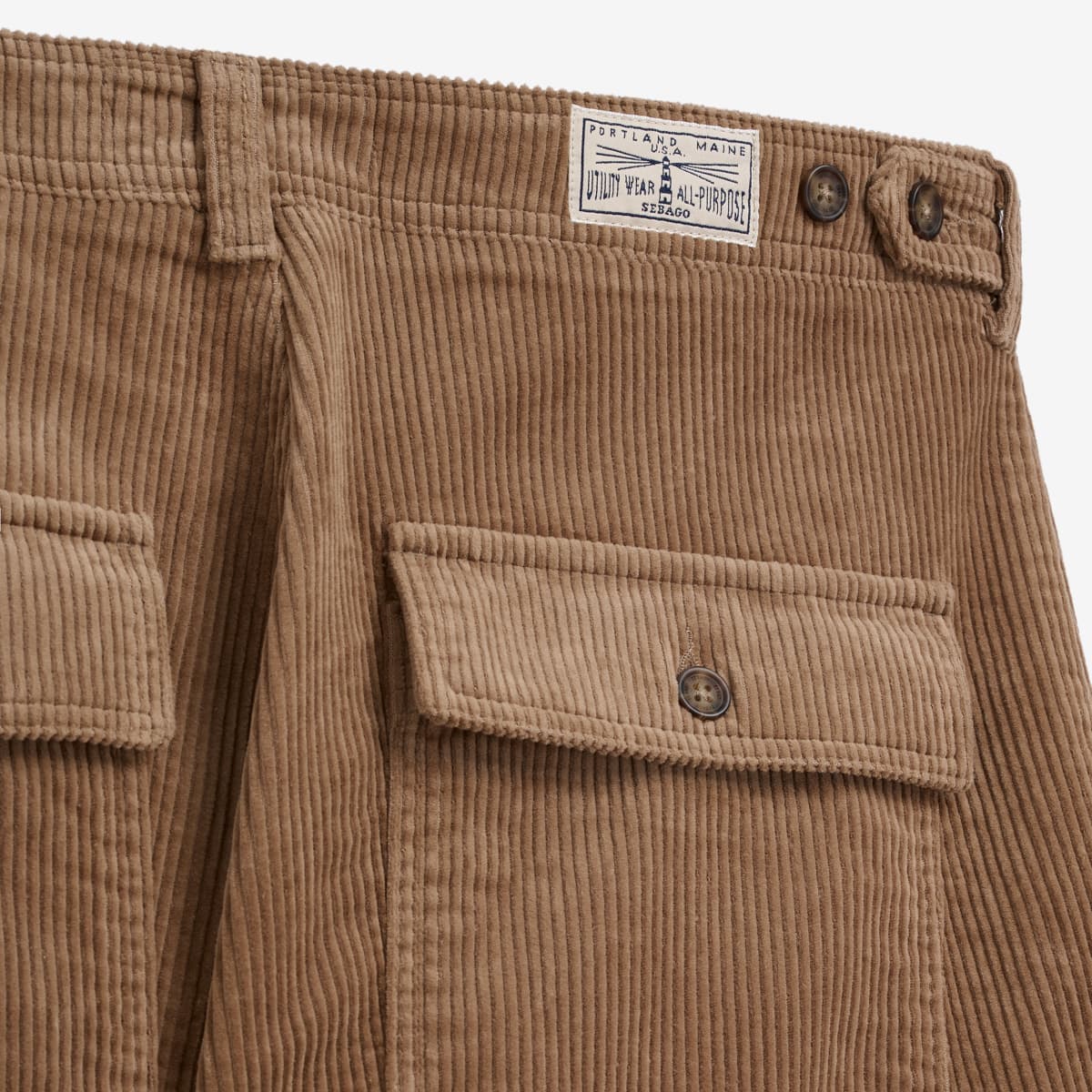 Milton Corduroy Trousers Beige