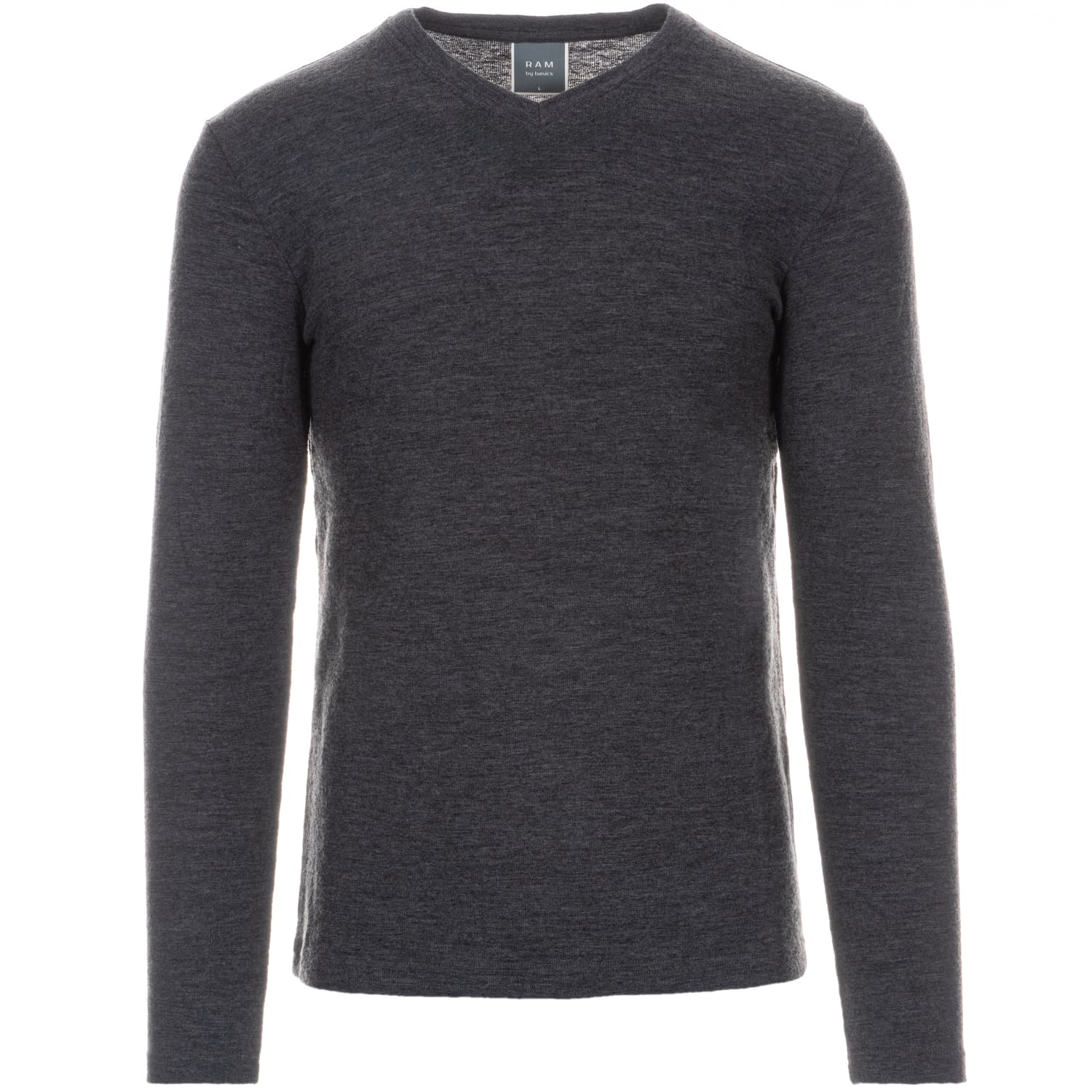 Jumper V-Neck Anthracite Melange