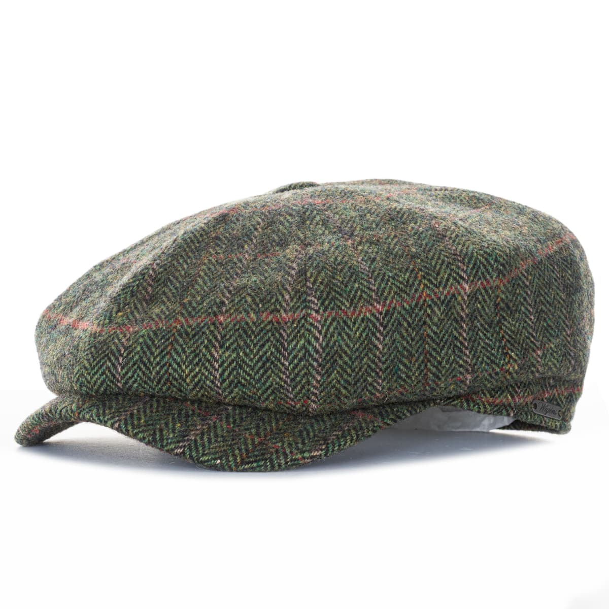 Newsboy Retro Cap Shetland Wool Green Newsboy Retro Cap Shetland Wool Green