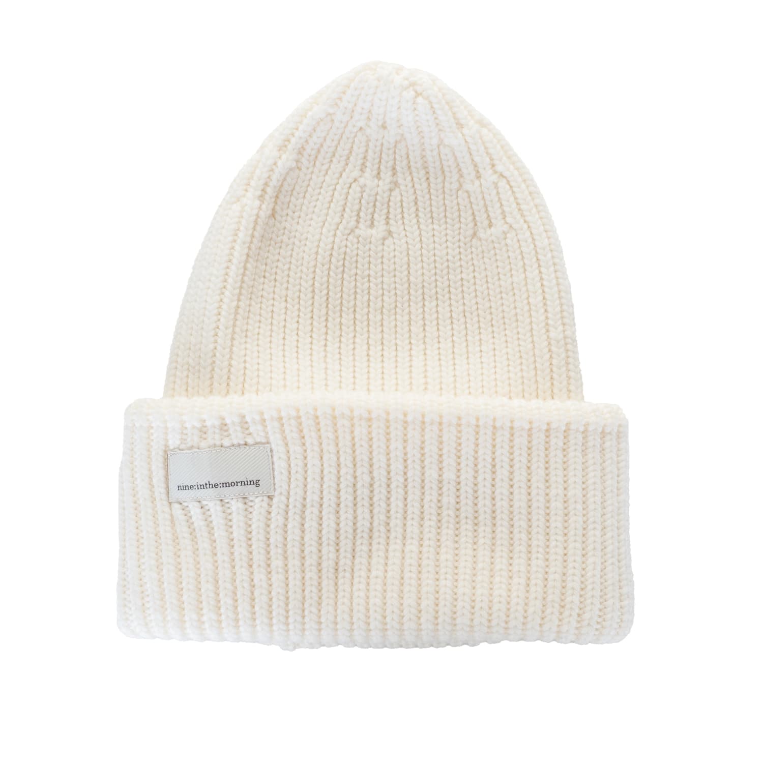 Rib-Knit Merino Beanie