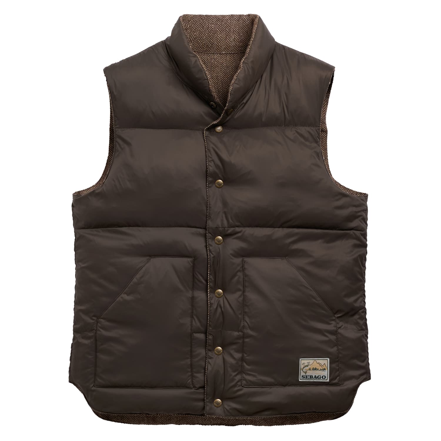Reversible Vest Webb Heringbone