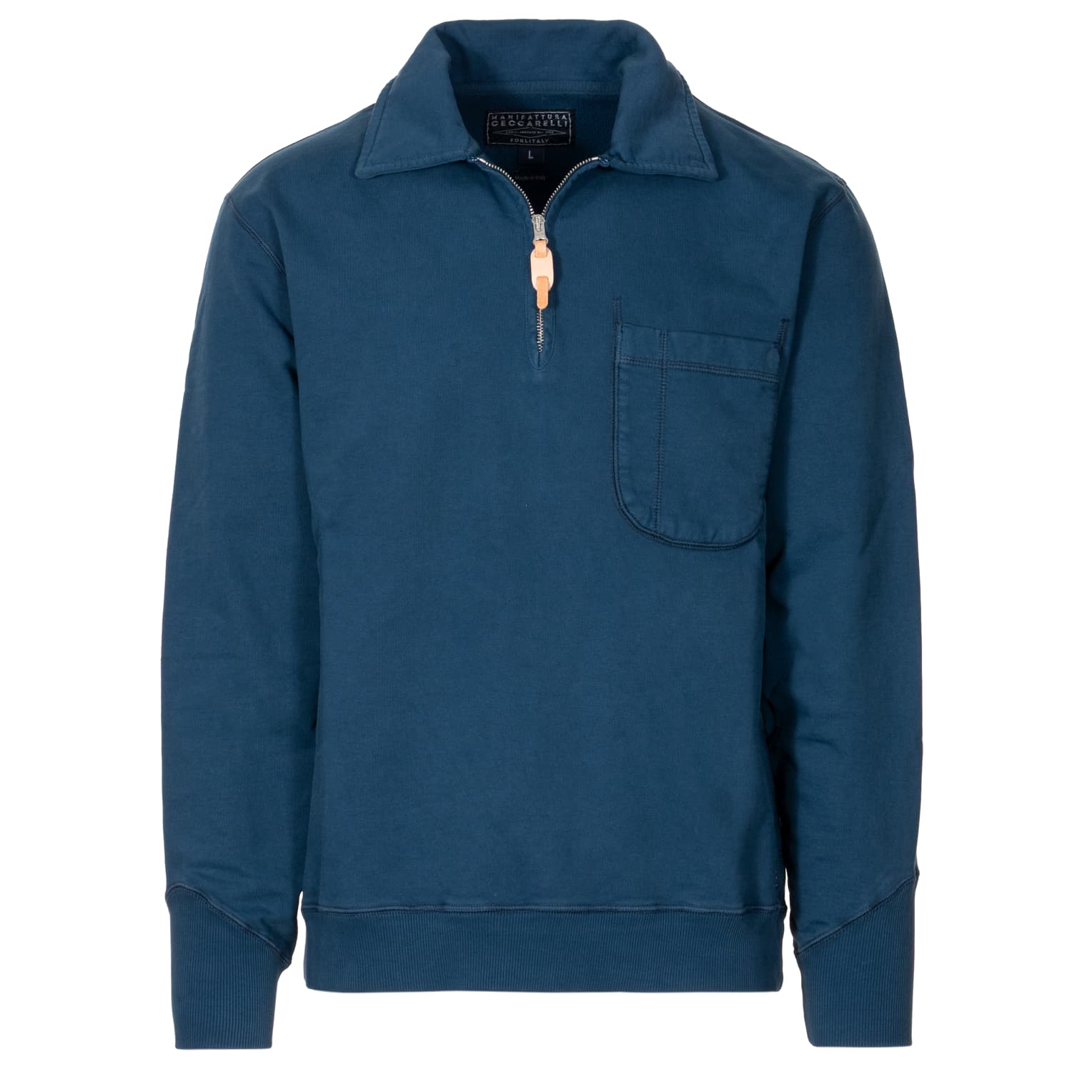 Zip Polo Sweatshirt F201