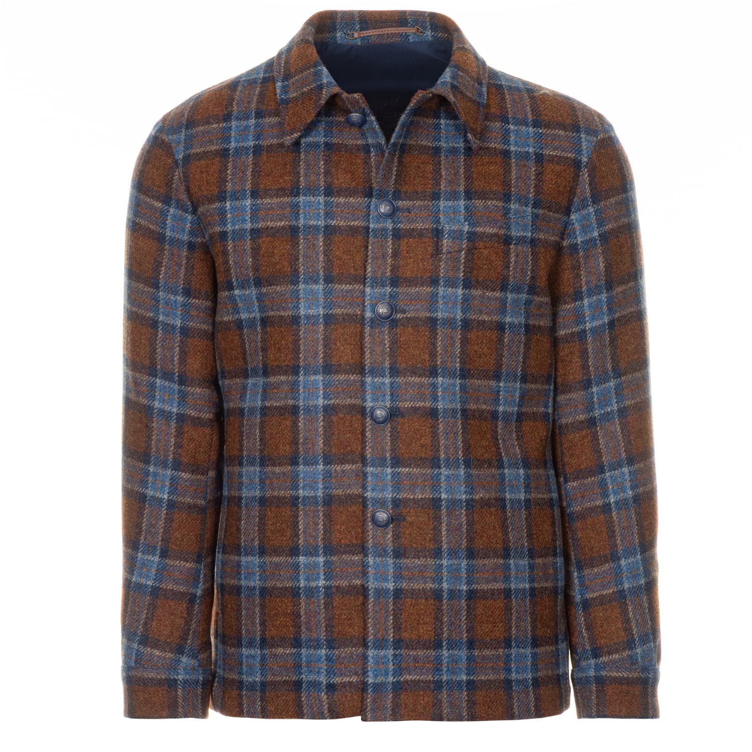 Checked Wool Overshirt Garrett Checked Wool Overshirt Garrett