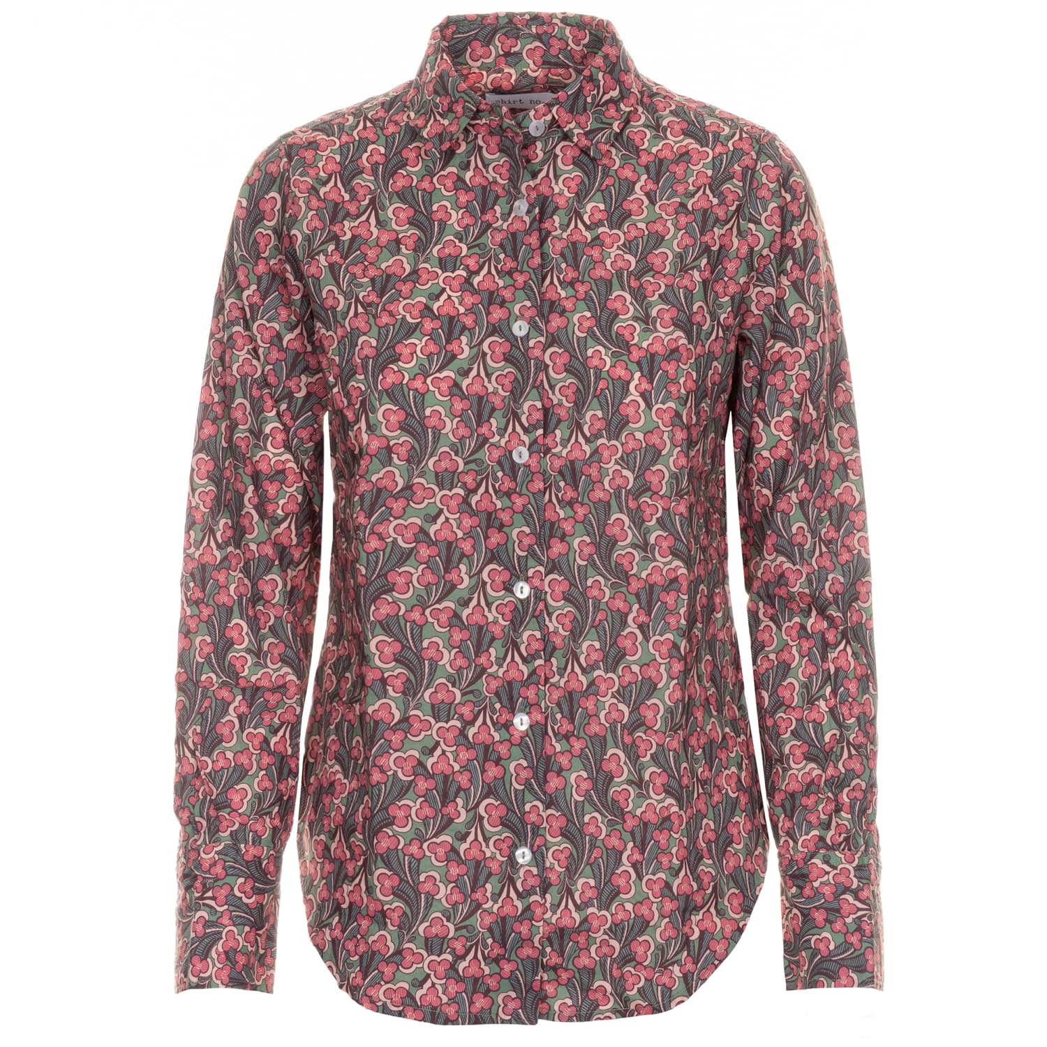 Blouse with Flower Pattern