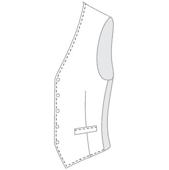 Needle stitching 5 mm