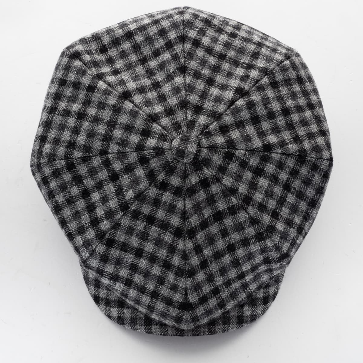 Newsboy Retro Cap Wool Grey