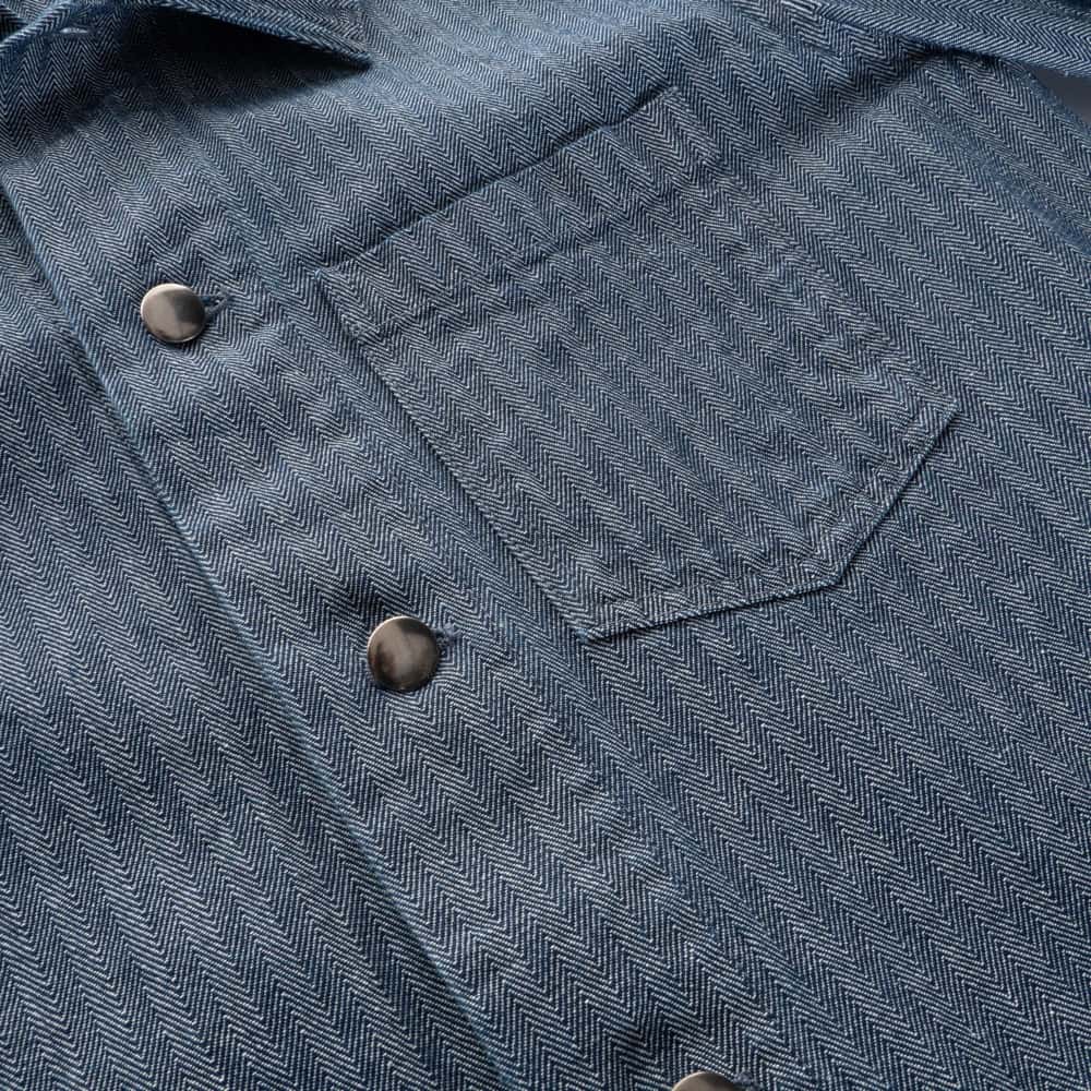 Cotton Shacket Herringbone