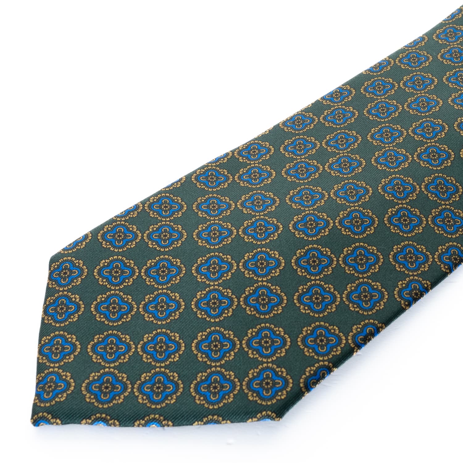 Albert Silk Tie Bottle Green