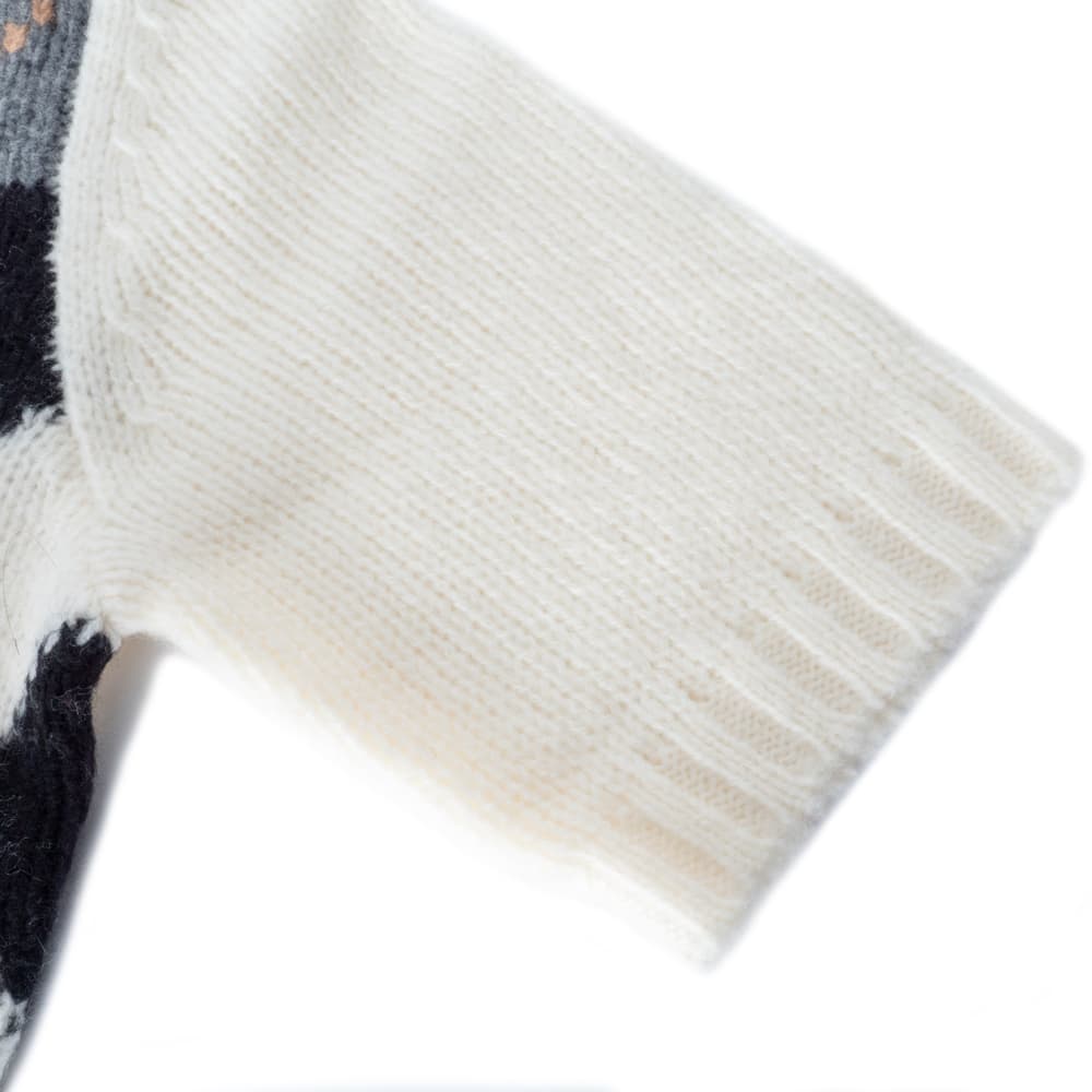 Short-Sleeve Sweater Wool-Cashmere