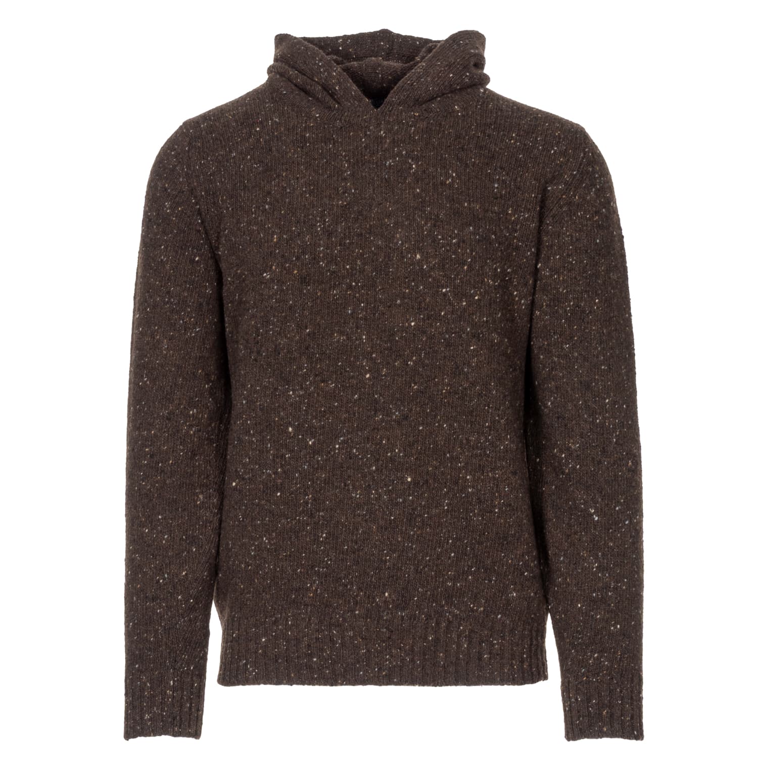 Knit Hoodie Soft Donegal