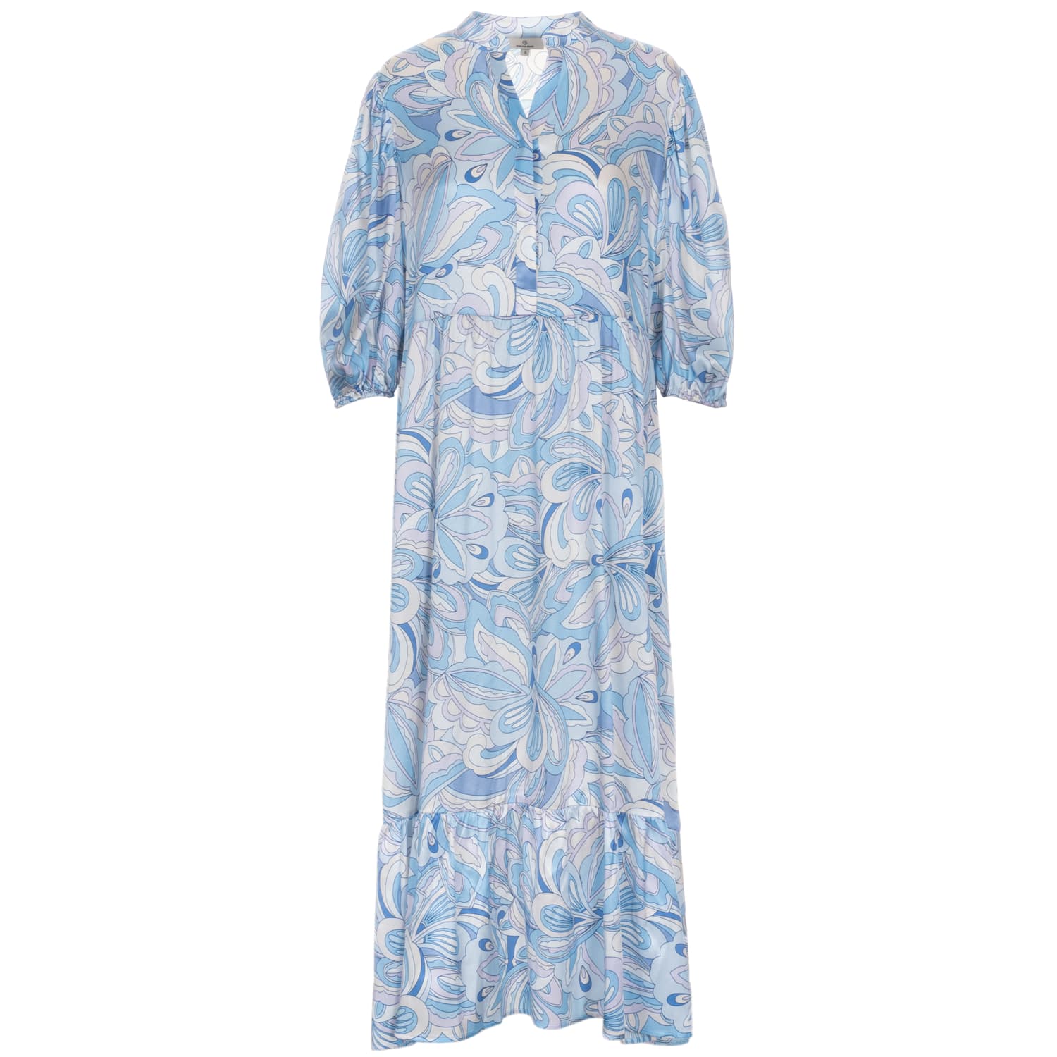 Silk Dress Nifty Bright Blue Silk Dress Nifty Bright Blue