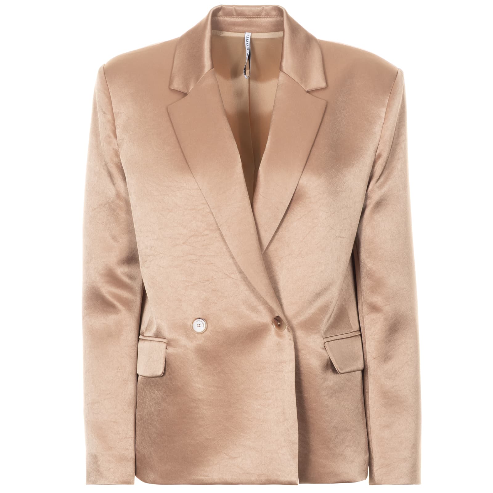 Gold-Tone Tailored Blazer