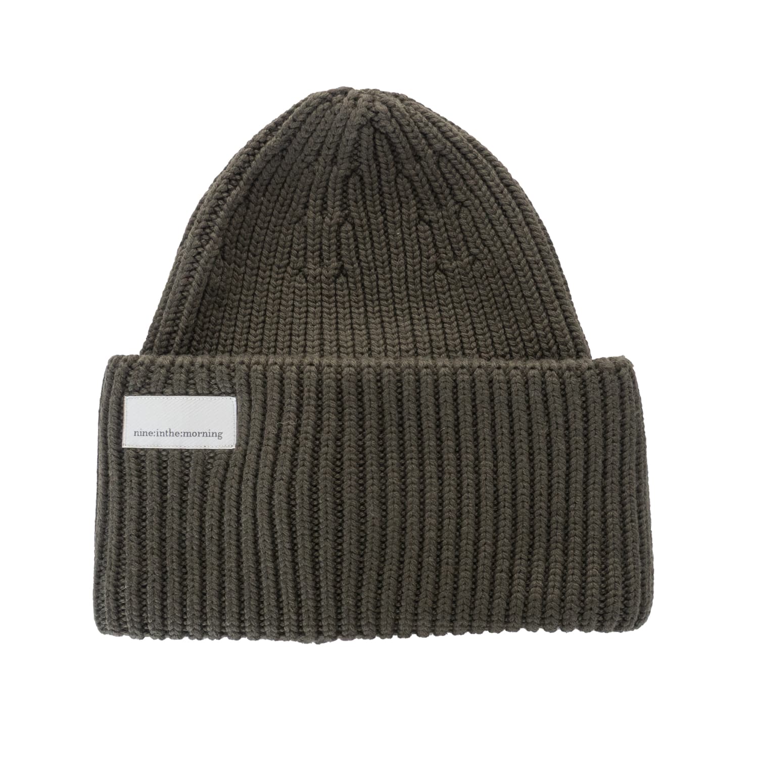Rib-Knit Merino Beanie