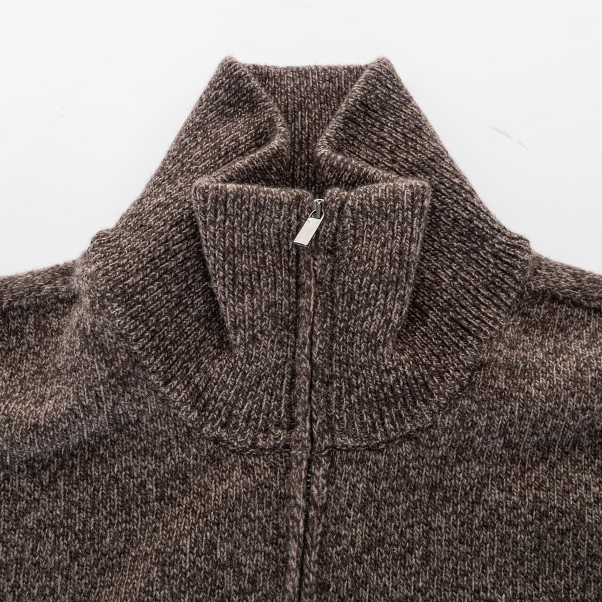 Wool-Cashmere half-zip Sweater