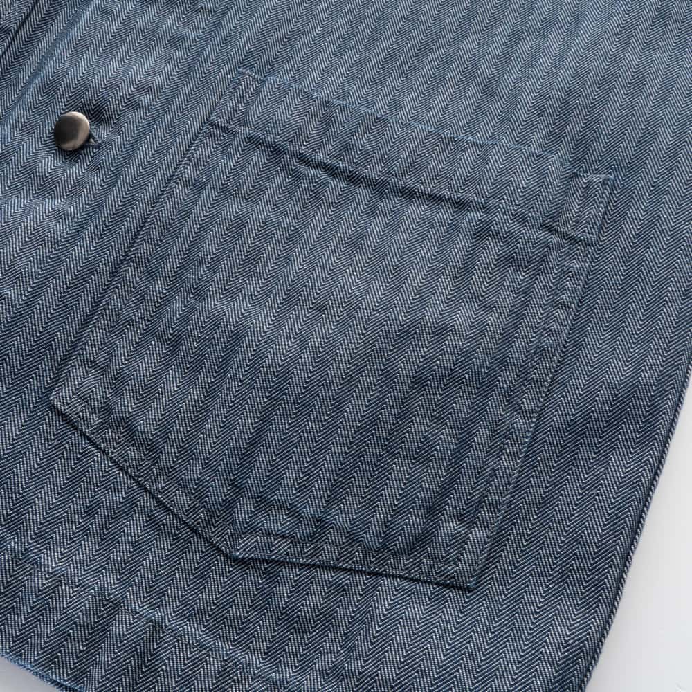 Cotton Shacket Herringbone