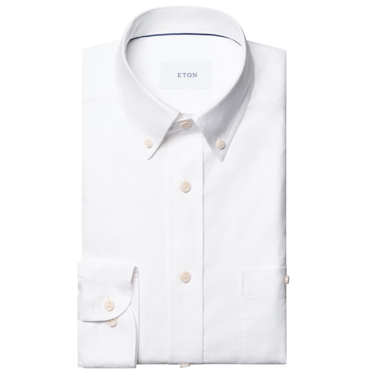 Casual Solid Oxford Shirt
