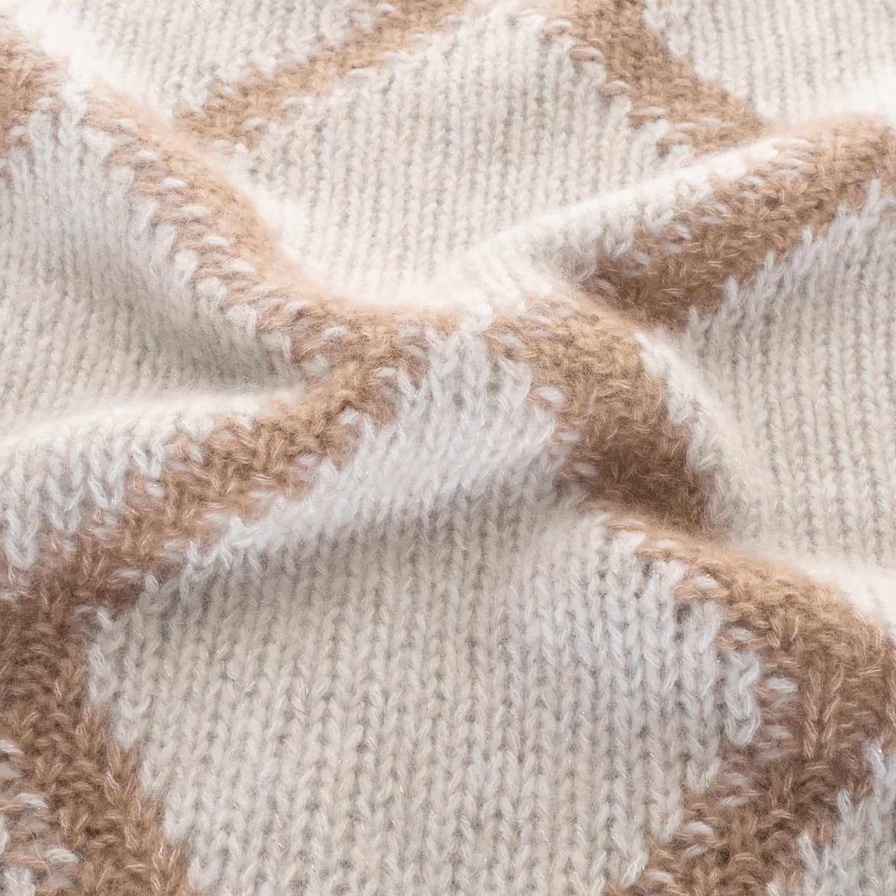 Cashmere Sweater Diamond Pattern