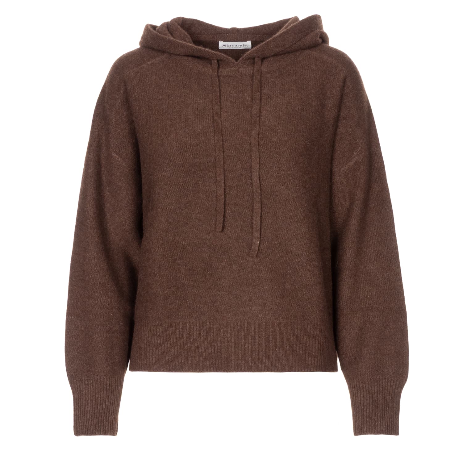 Cashmere Hoodie Brown