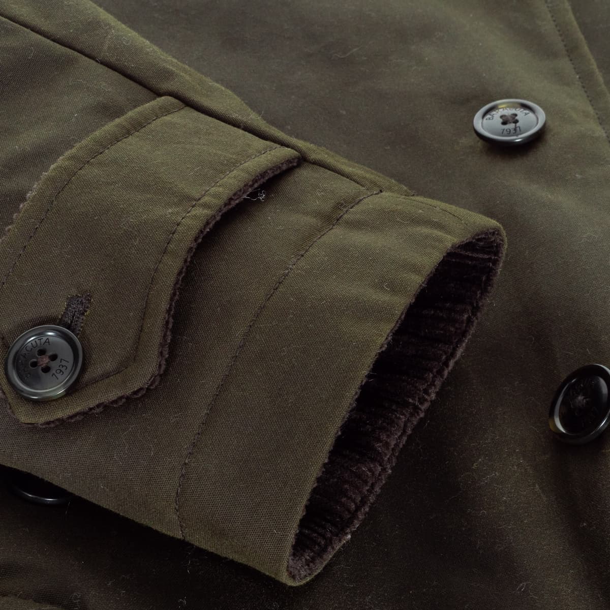 G10 Waxed Coat Deep Moss