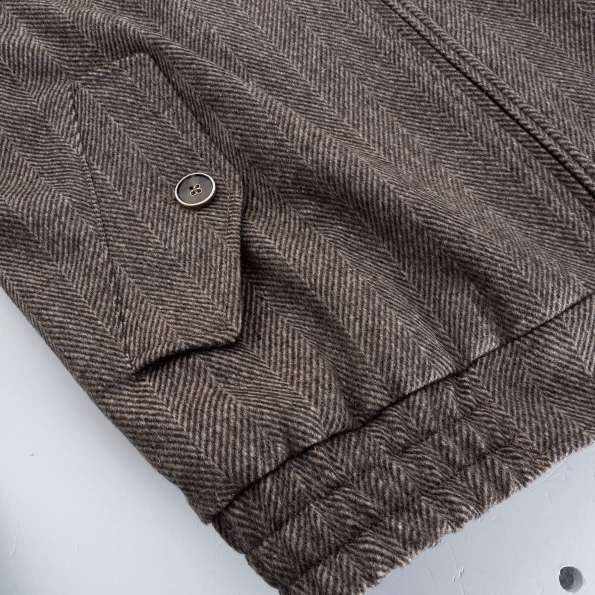 Blouson Herringbone Brown