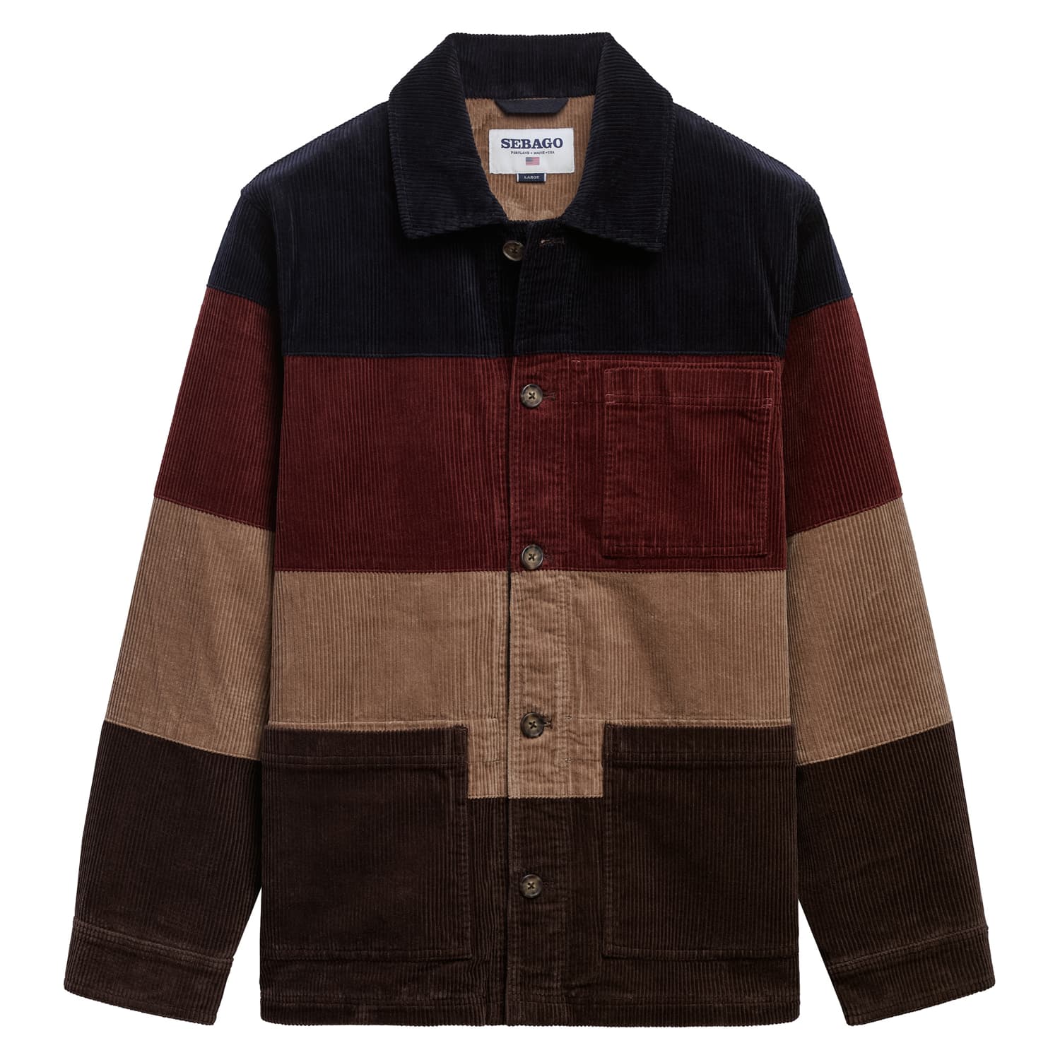 Dorr Corduroy Jacket Multicoloured Striped