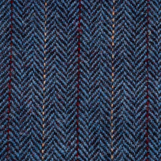 Harris Tweed Herringbone blue