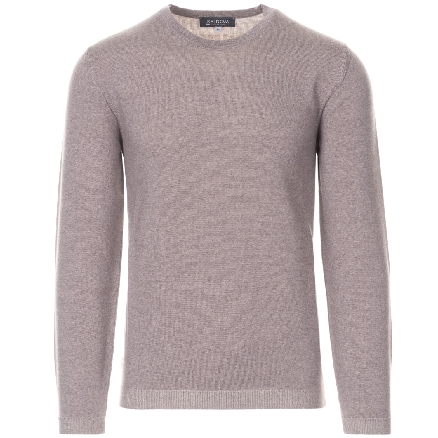 Fine sweater in virgin wool and cotton