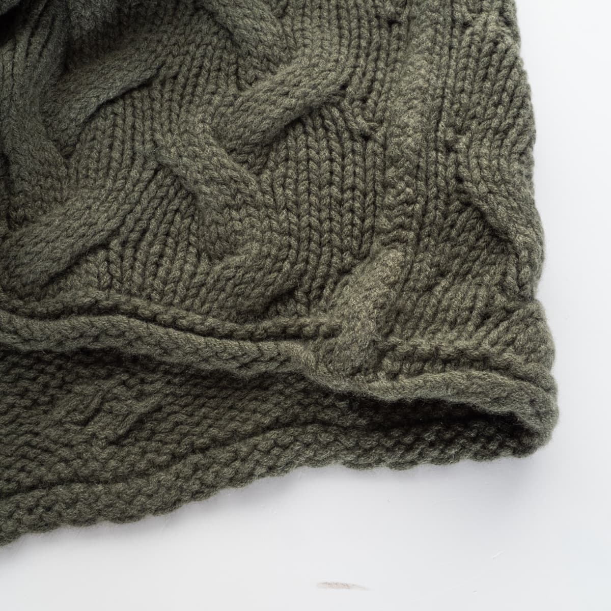 Cable Knit Crew Neck Sweater