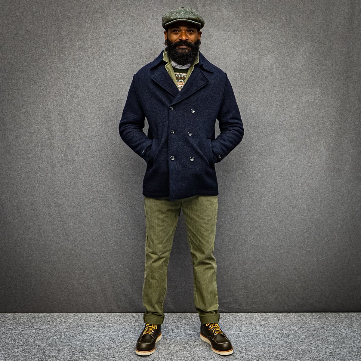 Merino Wool Peacoat